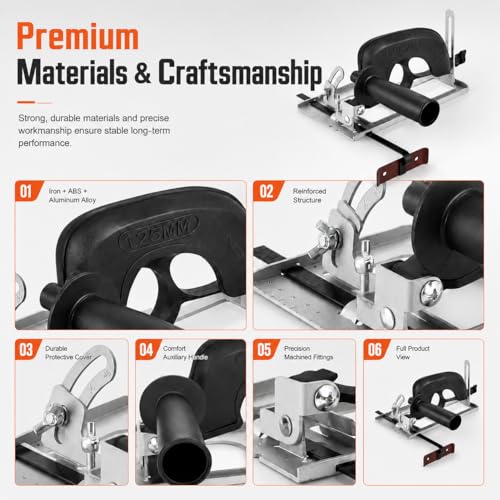 Soporte para amoladora angular adaptable a discos de 100 115 125mm para trabajos exigentes 7
