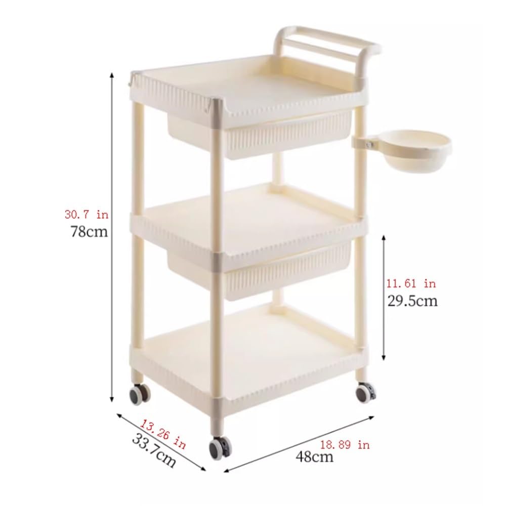 carrello mobile per salone Salone di bellezza, parrucchiere, scaffale mobile, attrezzature for chirurgia plastica e infermieristica, carrello portautensili manuale