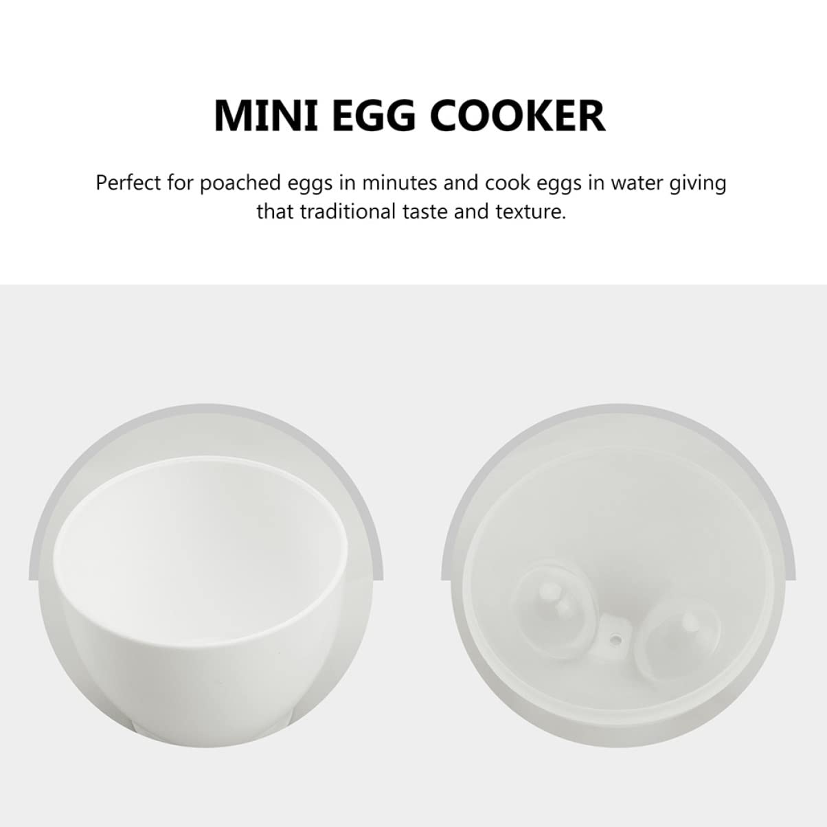 2 Coquetiers Vapeur Micro-ondes En Silicone – Pour œufs Poches, à La Coque, Cuisson Vapeur Facile