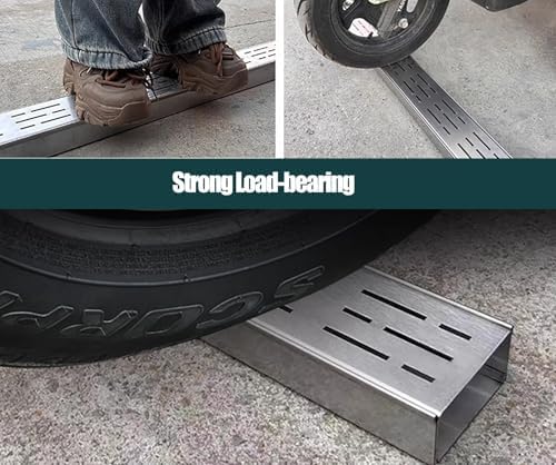 Stainless Steel Trench Drain Kit - Efficient Water Drainage Solution for Pool, Patio, Garage & Yard Areas - Durable, Easy Installation, Corrosion-Resistant Design