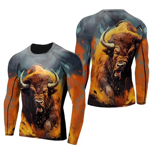 Print 3D Never Fade Compression Shirt Gift On Birthday, Mens Rash Guard Long Sleeve3