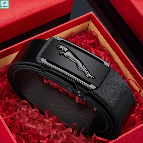 FLOMBIFY PU Leather Men's Belt with Buckle - Image 4