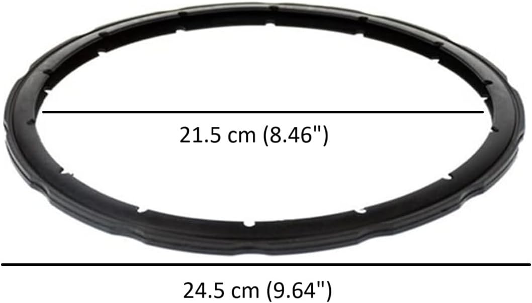 Pressure Cooker Gasket Seal Compatible with 4.5/6L Tf-fal Clippso X9010501 P4500936 P4500734