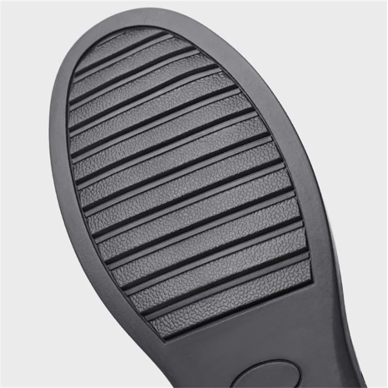 Men's Dress Shoes Comfortable Breathable Leather Upper Men's Lace-ups Rubber Soft Sole Shoes Stable Grippy Elegant Wear Low Top Shoes(12)