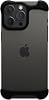 Arc Pulse AC26342i15PM iPhone 15 Pro Max Case, Aluminum Bumper, Shockproof, European Design, Double Layer, Slide-On Installation, Protective Cover, Compatible with Wireless Charging, Magsafe, Aluminum Alloy, Lightweight, Aluminum Matte Black