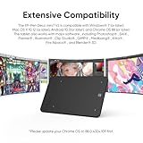 XPPen Deco mini7 V2 Graphics Drawing Tablet with with 7" Working Area, 16,384 Pen Pressure Levels, Supports Windows, Mac and Android - Image 7
