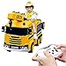 Produktbild 27-jährige Kinder Fahren Auf Kran, Elektrisches Baufahrzeug, Jungen-Pedal, Rollenspiel-LKW for Kinder, Jungen, Mädchen, Kleinkinder, Drinnen Und Draußen (Color : A Crane, Size : B with Hand Putter