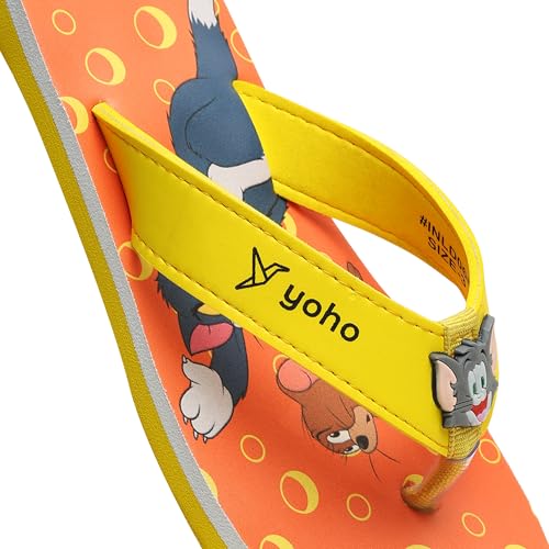 Image of YOHO Slippers for Kids|Comfortable and Lightweight FlipFlop|WB Cartoon & Comic Characters: Batman, Superman, PPG, Tom & Jerry, Scooby Do and We Bare Bears Footwear for Girls & Boys