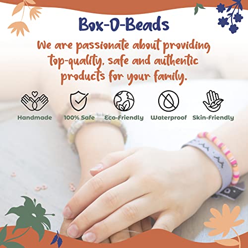 Box-O-Beads, 6000 Pcs Polymer Clay Heishi Beads For Bracelet & Jewelry Making, Diy Bracelet Making Kit For Kids & Teens Ages 8-12, 24 Earth Tone Colors, 6Mm Beads #TOP4