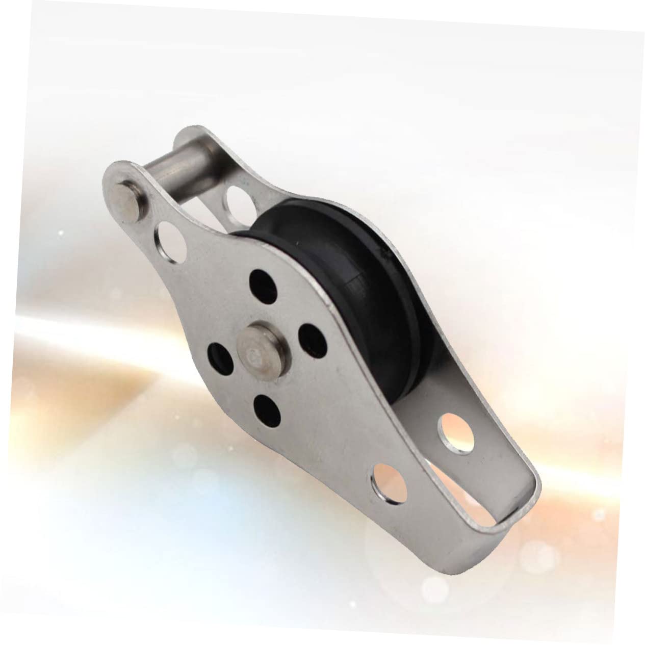 CHILDWEET Nylon Rope Pulley Wire Rope Pulley Crane Wheel Pulley Lift Tools Pullies Boat Pulley Rolling Cart Accessories Pulley Block Marine Pulley Pully Pulley Swivel Stainless Steel Pulley