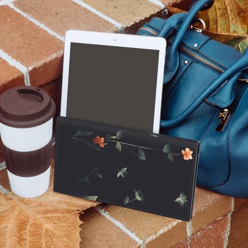Image of CoBak Checkbook Cover for Women & Men - PU Leather Case with RFID Blocking | Classic Design Check Book Holder for Personal and Business