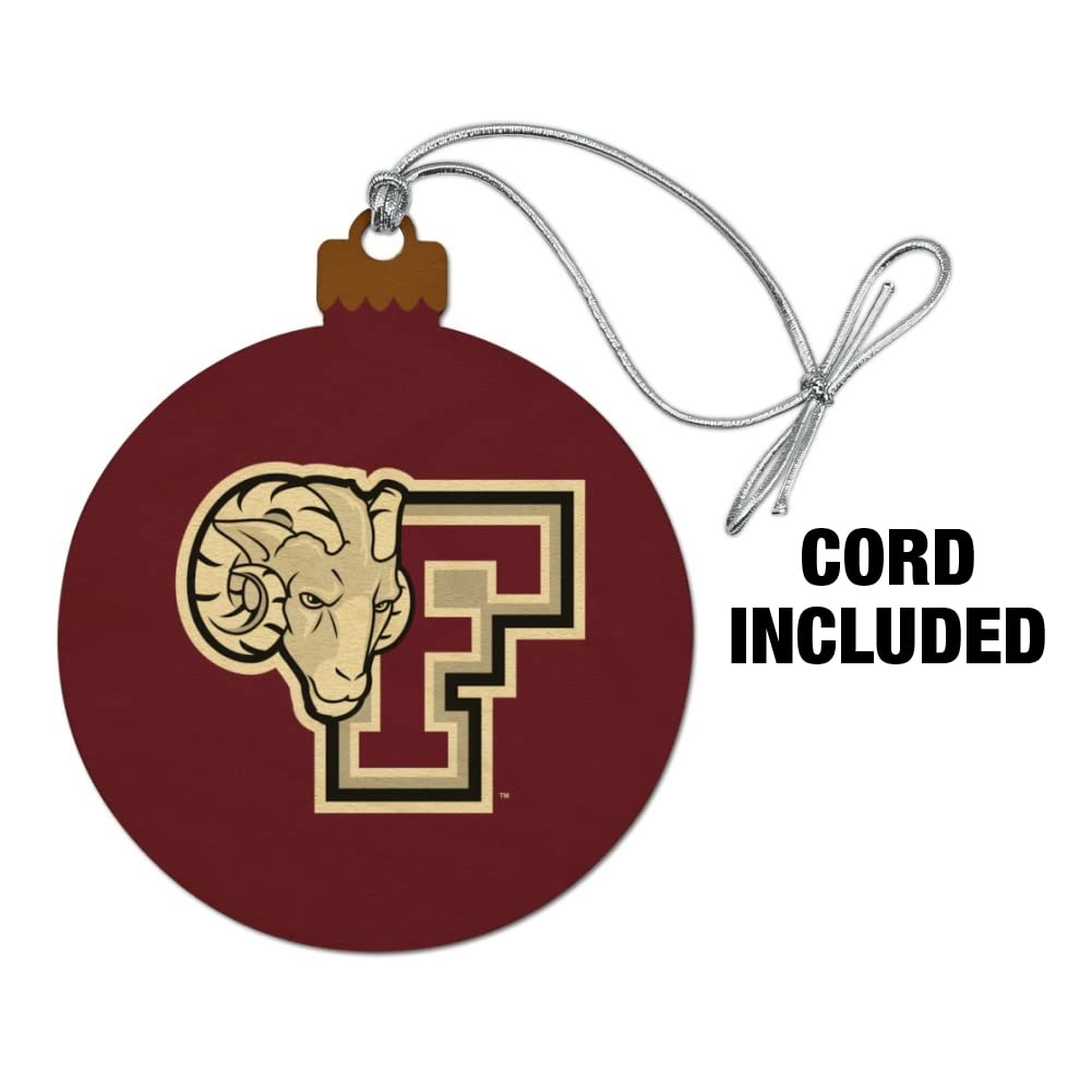 GRAPHICS & MORE Fordham University Primary Logo Wood Christmas Tree Holiday Ornament