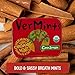 VerMints Organic Cinnamon Breath Mints - Real Lasting Cinnamon Refreshment - Travel Size Tin - Non-GMO, Nut Free, Gluten Free, Vegan & Kosher Organic Flavored Mints - 1.41 oz (6 Pack)