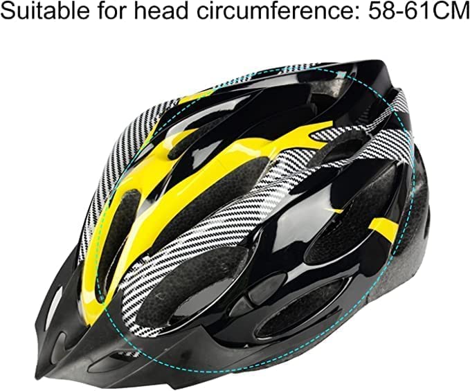Image of Light Weight Bicycle /Bike Helmet with Flexible Padding for Kids and Adults, Adjustable Size, for Road & Mountain Cycling /Skating Helmet (Blue)