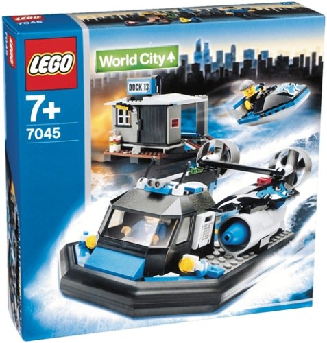 Preisvergleich Produktbild LEGO World City 7045 - Luftkissenboot mit Dock
