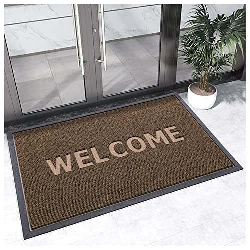 Tapis d'entrée absorbant et imperméable lavable pour pas de porte propre - 2
