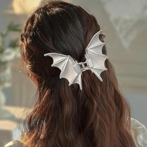 Pinzas para cabello con diseño de murciélago Halloween 2 pcs miniatura 3