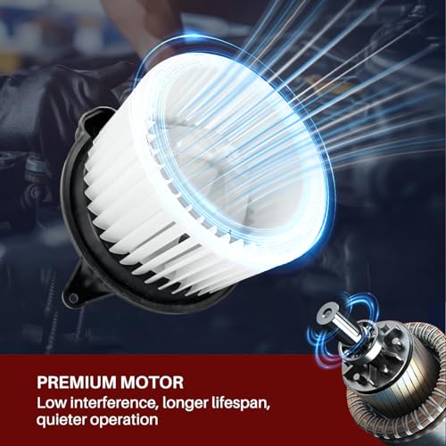 Image of 700139 AC Heater Blower Motor Fan Assembly Fit for Ford Expedition 2003-2006, f-150 2004-2008, for Lincoln Navigator 2003-2006 2C3Z19834AA, 6L1Z19805B