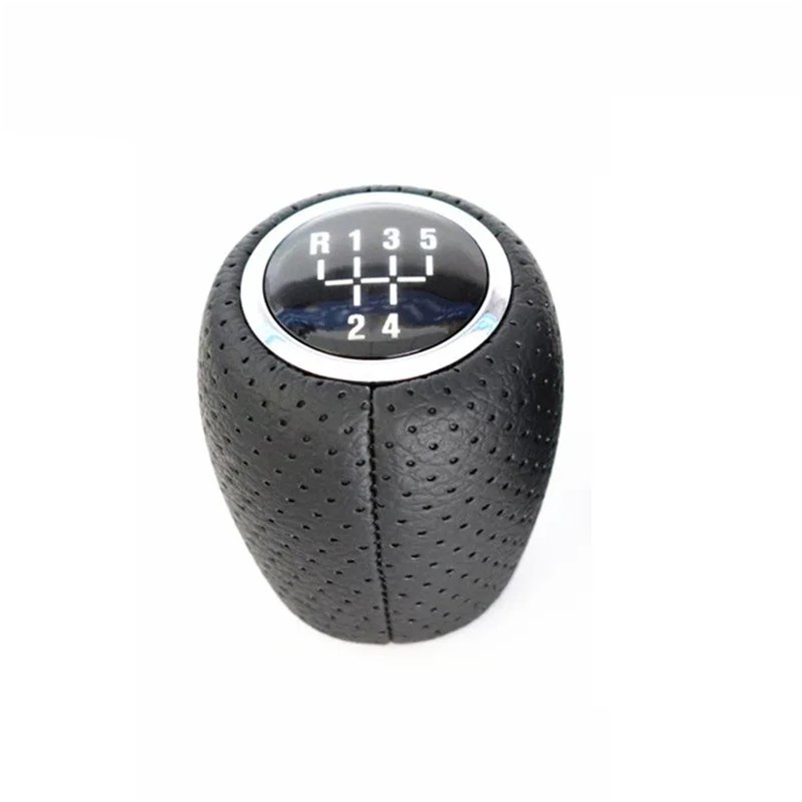 Jxewmtmc for Chevrolet for Cruze 2008-2012 Hole Leather 56 Speed MT Gear Shift Knob Gearshift Manual Car Shifter Lever Stick Arm Pen Ball Gear Stick Shift Cover(5-Speed)