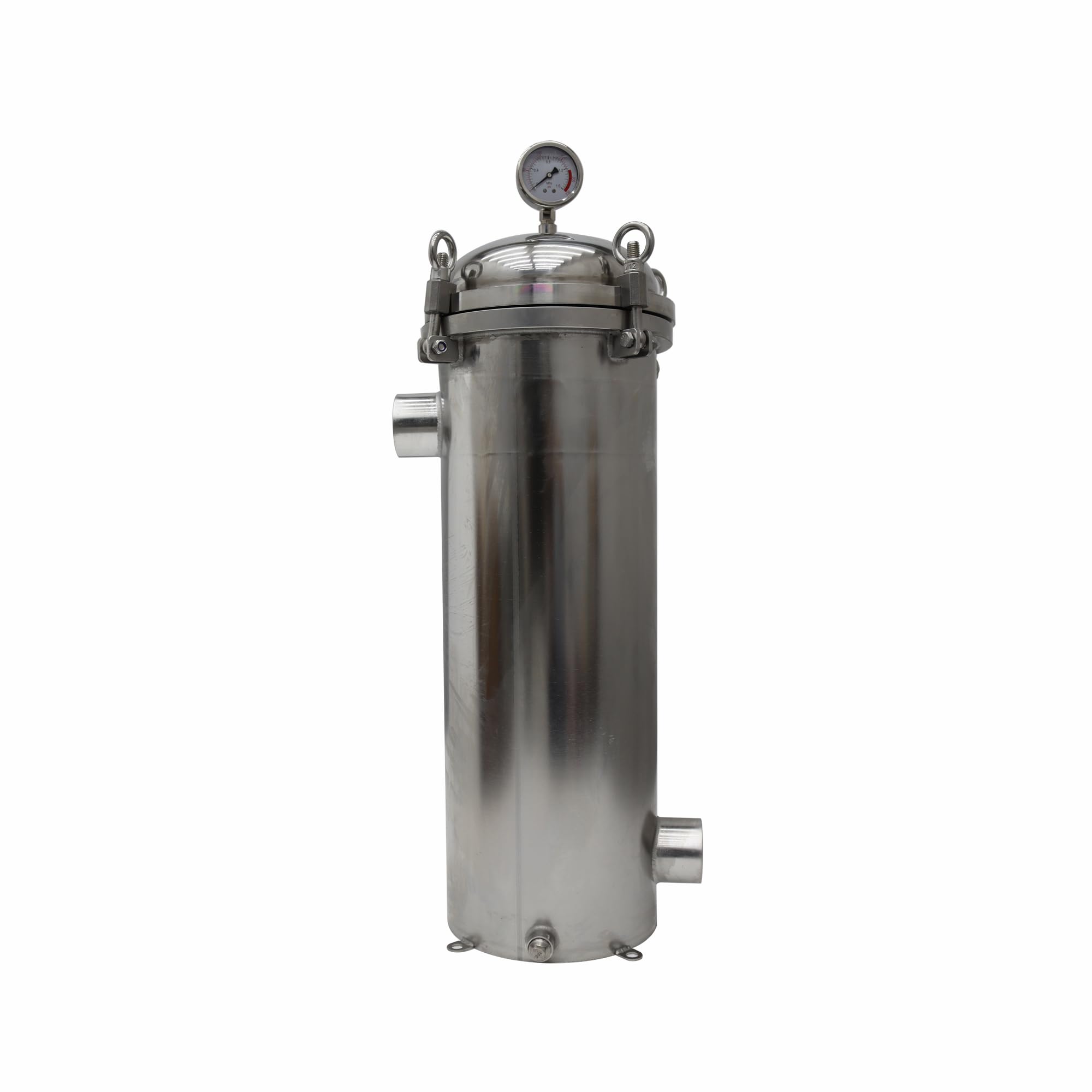 WYDDDARY 1# Bag Water Filter Convex Cover Flat Bottom Bag Type 304 Stainless Steel Strainer Industrial Water Filter Purification Equitment Solid-Liquid Separation Tool