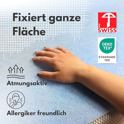 Topper Stopper Matratzenschoner Antirutsch 90 x 200 cm Antirutschmatte für Matratzen Matratzenhalter Boxspringbett Antirutschmatte für Topper Anti Rutsch Matratzenunterlage Lattenrostauflage Bett