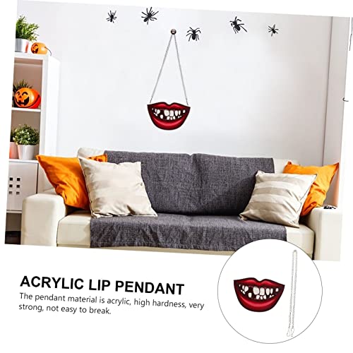 Colgante de labios para Halloween decoración creativa de interiores para el hogar 2