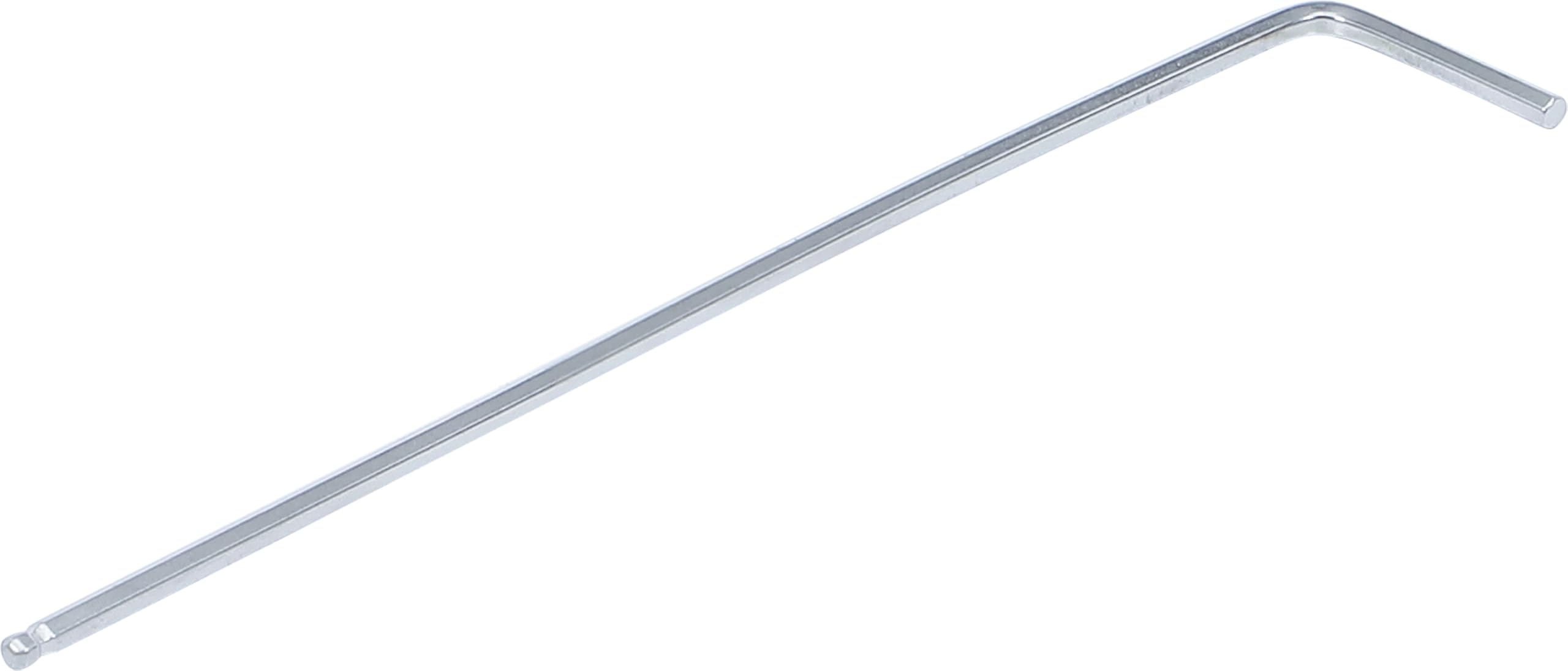 BGS 790-2 | Winkelschlüssel | extra lang | Innensechskant / Innensechskant mit Kugelkopf 2,0 mm