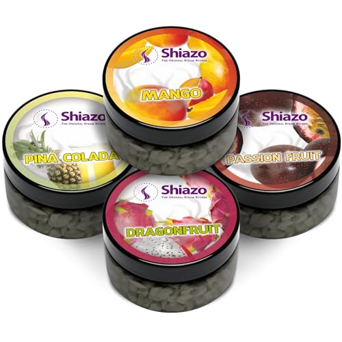 Shiazo Steine Tropical Feelings - Vorteilspack mit 4 Sorten - 4 x 100 g