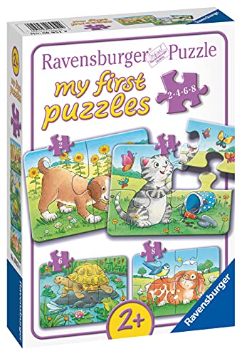 Ravensburger Kinderpuzzle - 06951 Niedliche Haustiere - my first puzzle mit 2,4,6,8 Teilen - Puzzle für Kinder ab 2… – Bild 3