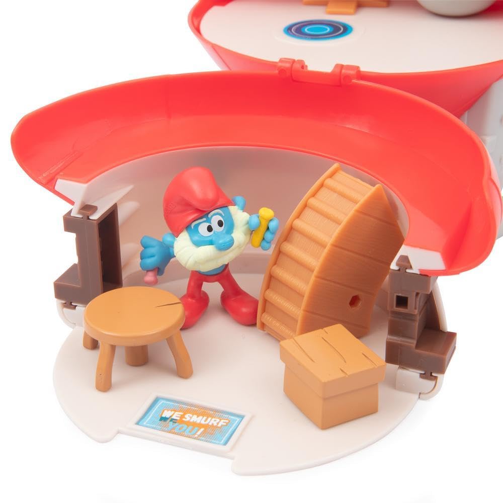 PITUFOS The Smurfs Magic Key Playset Papa House Domek z figurkami 5 cm +3 lata