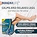 MagniLife Relaxing Leg Cream, Restless Legs, Deep Penetrating Topical for Pain, Naturally Soothe Cramping, Discomfort, and Tossing with Lavender and Magnesium - 4oz