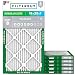 FilterBuy 16x25x1-Inch Pleated AFB Silver MERV 8 AC Furnace Air Filter (Pack of 6)