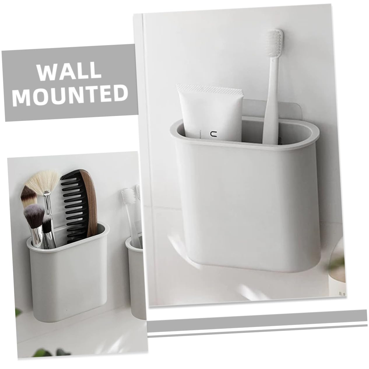 Garneck 10 Pezzi Porta Spazzolino Da Denti Supporto Da Parete Per Spazzolino Da Denti Organizer Da Parete Per La Cucina Organizer Da Parete Per Il Bagno Organizzare La Doccia Plastica