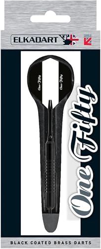 Elkadart Black 150 Premium Brass Darts Set - 22G