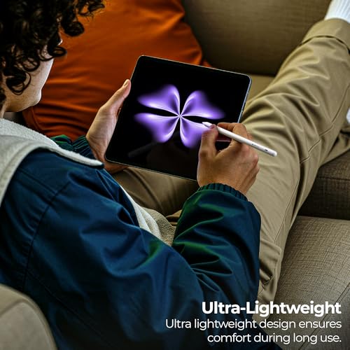 Image of Zebronics Universal Stylus Type-C, Magnetic Attachment, LED Indicator, Replaceable Pen Tips, High Precision, Ultra-Lightweight, iPadOS, iOS, Android Compatible (Stylus Pro Max)