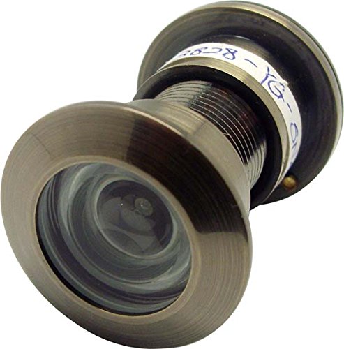 TOGU TG3828YG-ABZ UL Listed Solid Brass HD Glass Lens 220-degree Door Viewer Peephole
