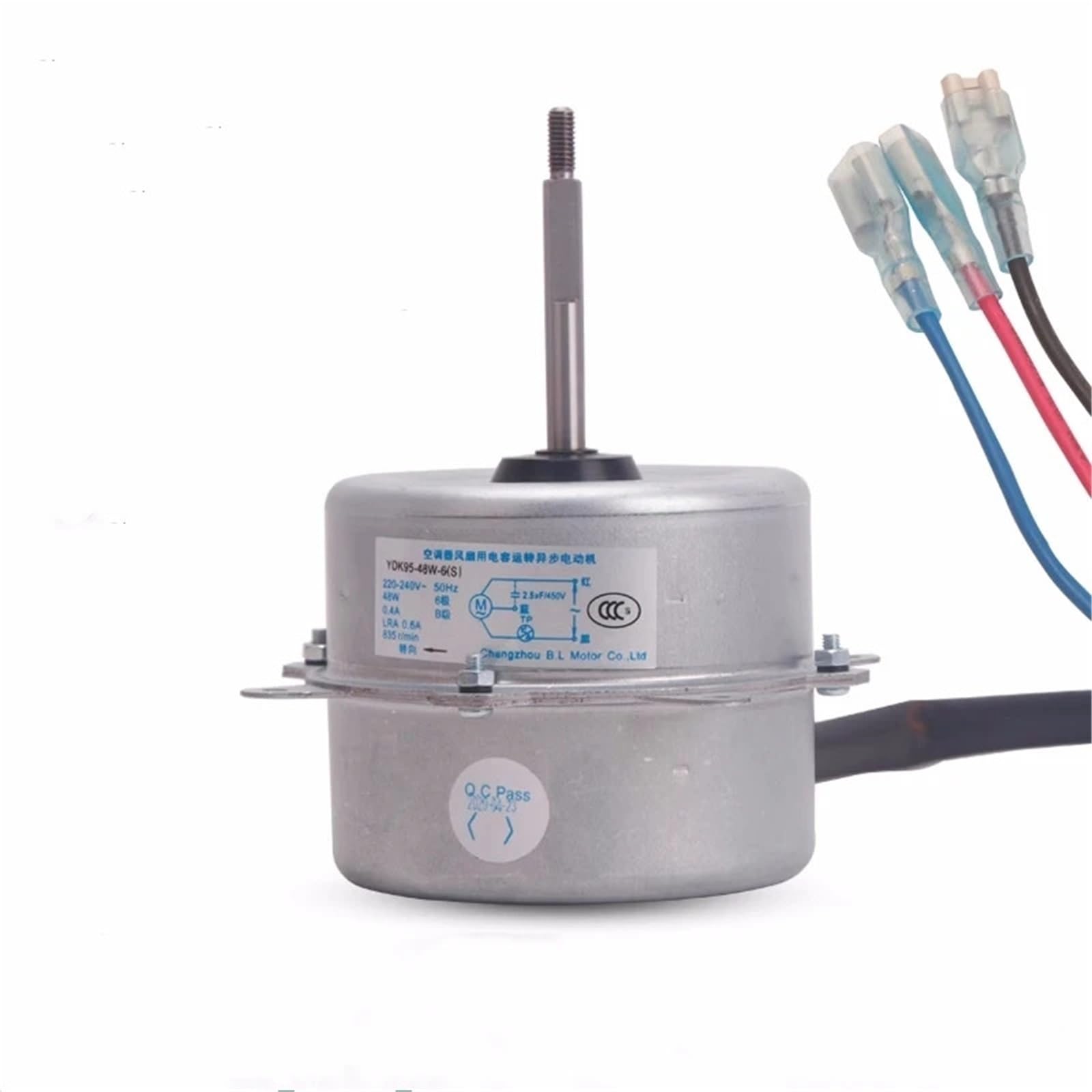 Motor De Ventilador Exterior De Aire Acondicionado Con Disipador De Calor YDK95-48W-6 (S) Motor De Alta Potencia De 48 W YDK95-48W-6 (F)(YDK95-48W-6-F)