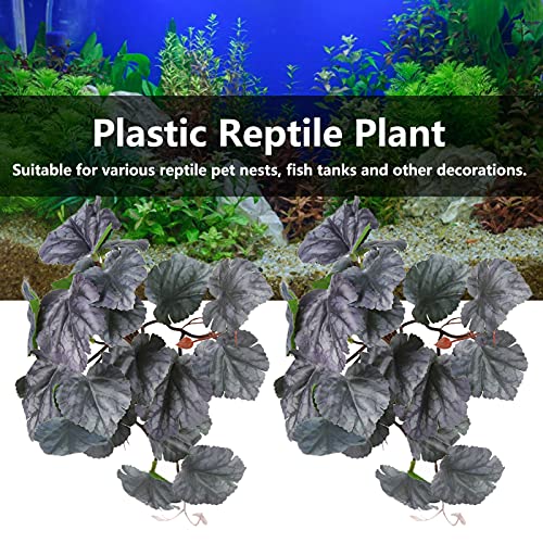 QITERSTAR 2PCS Artificial Plastic Plant - Image 2