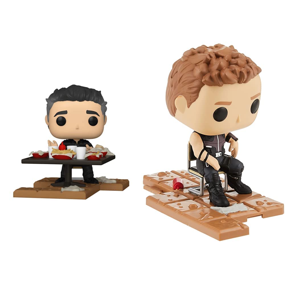 Funko Pop! Deluxe Hawkeye Shawarma – Marvel Avengers, Exclusivo, Figura 9,5 Cm