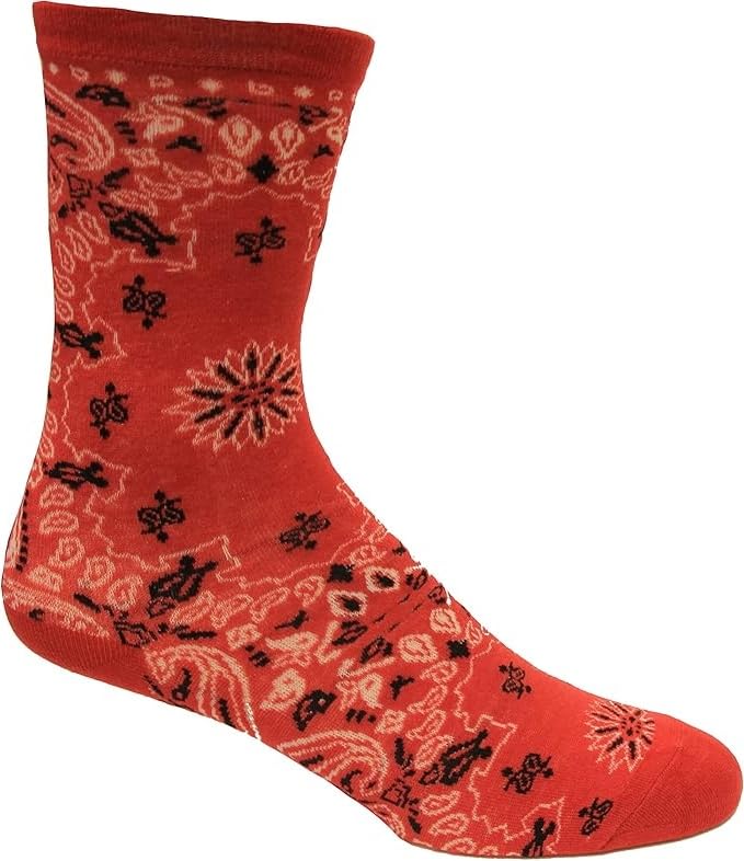 Image of K. Bell Women's Fun American Classics Crew Socks (1-Pack)