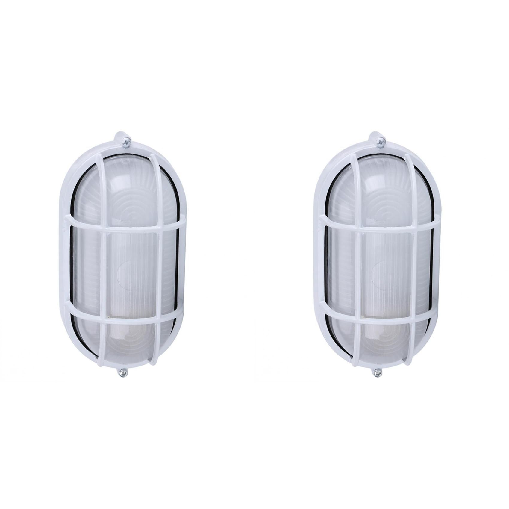 Hndhbfgrt 2X Oval Sauna Light Vapor-Proof Explosion-Proof Light Lamp for Sauna Steam Room Bathroom Use Sauna Room Moisture Lamp