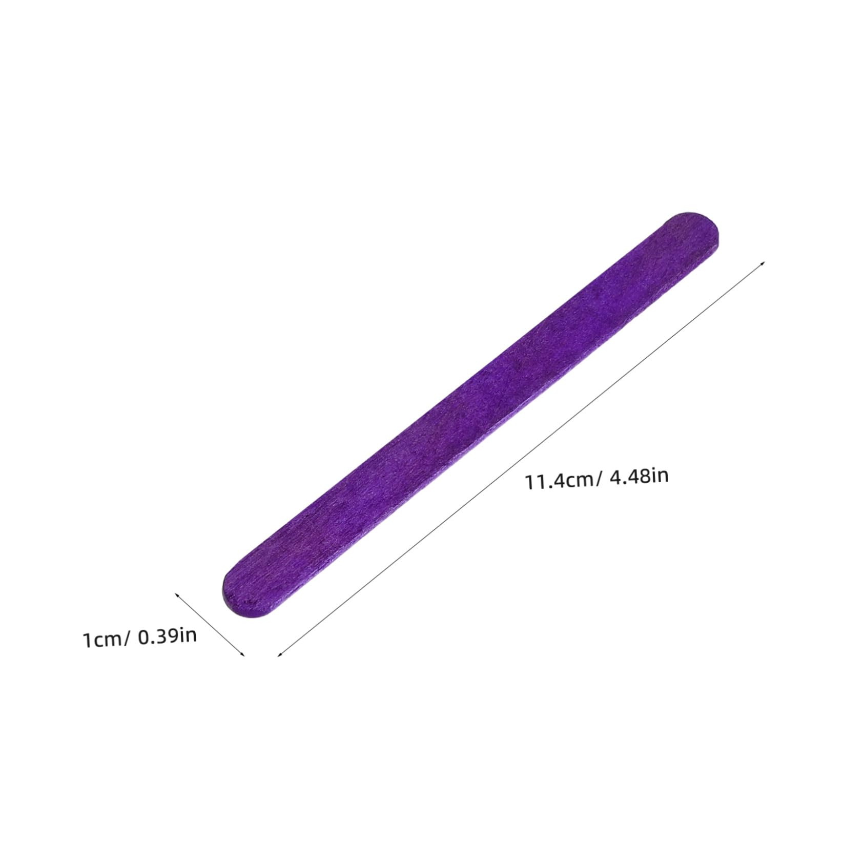 SEWACC 500 Palitos de Helado de Madera de Colores para Manualidades Infantiles y Proyectos Creativos
