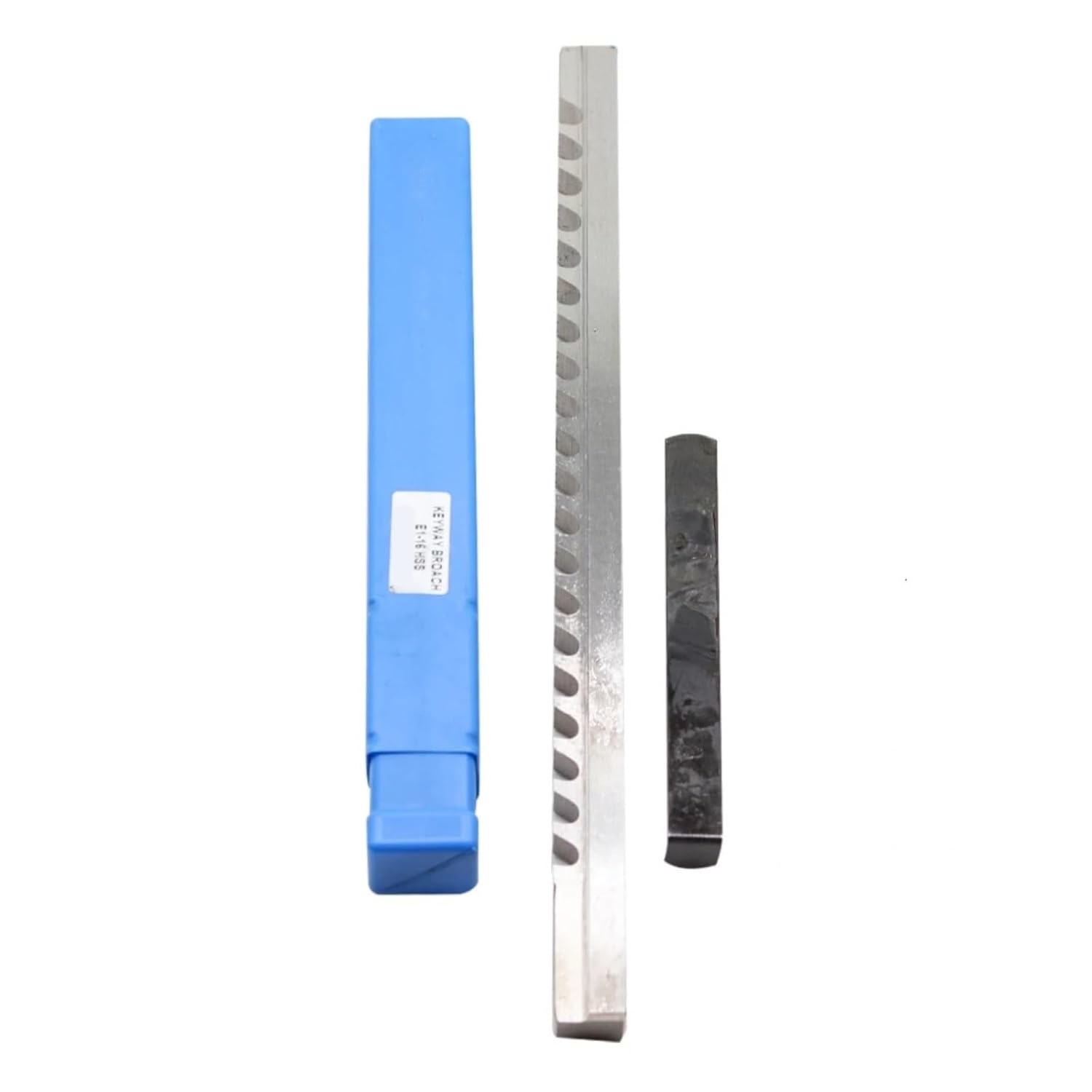 1PC 16mm E Push-Type Keyway Broach with Shim Metric Size High Speed Steel for CNC Cutting Metalworking Tool