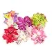 yueton Pack of 3 Women's Orchid Hair Clip Flower Hair Pin Bobby Pin Bridal Party Hair Decor Accessories