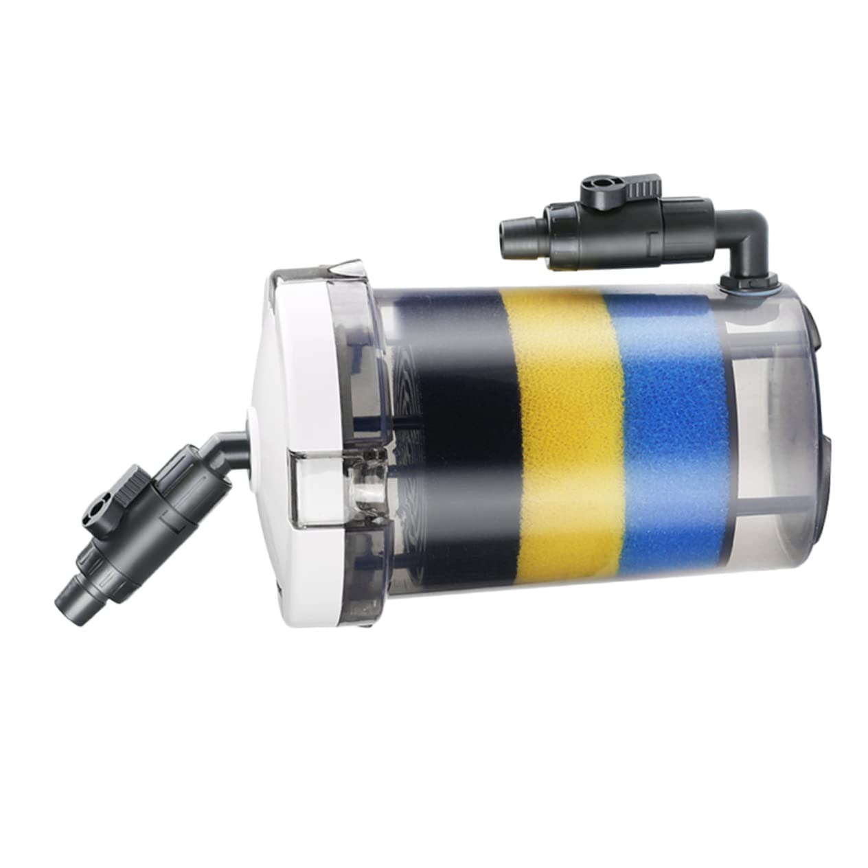 3 Filtros Externos para Acuario Cilindro De Hierba Frontal Equipo Silencioso para Criadores De Peces.