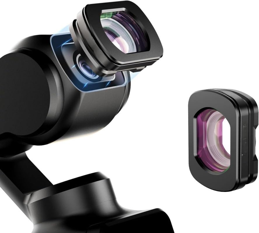 Amazon | Tropurt 広角レンズ DJI Osmo Pocket 3用、磁気