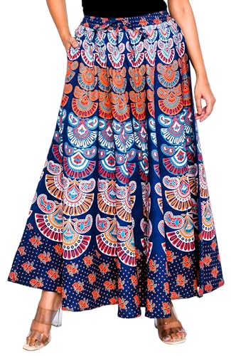 Image of Premium Cotton Skirt for Women with Pocket, Free Size