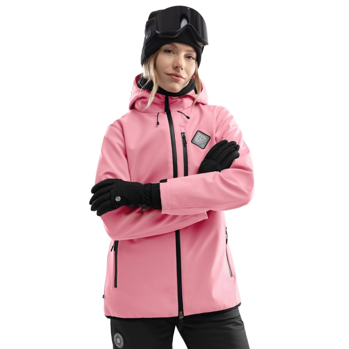 SIROKO - Veste Softshell de Ski pour Femme W2-W Lollipop