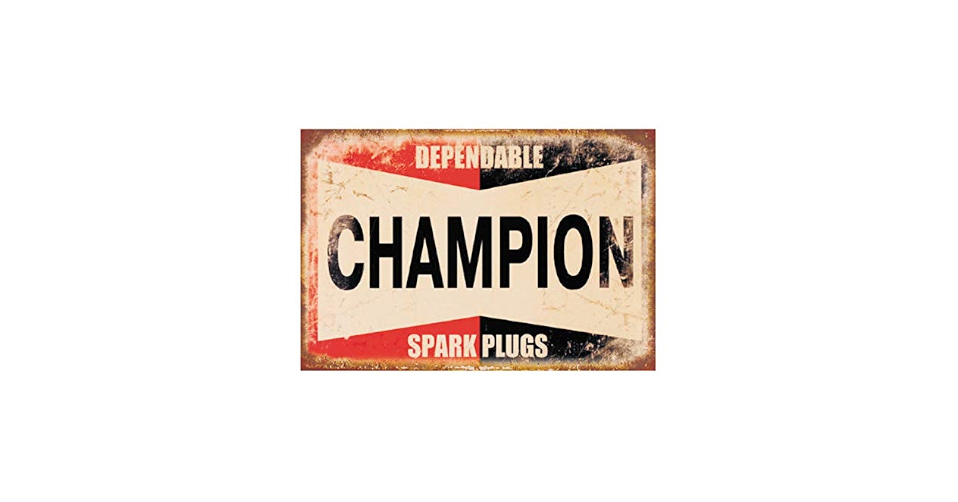Amazon.com: Retro Vintage Tin Metal Sign, Champion Spark