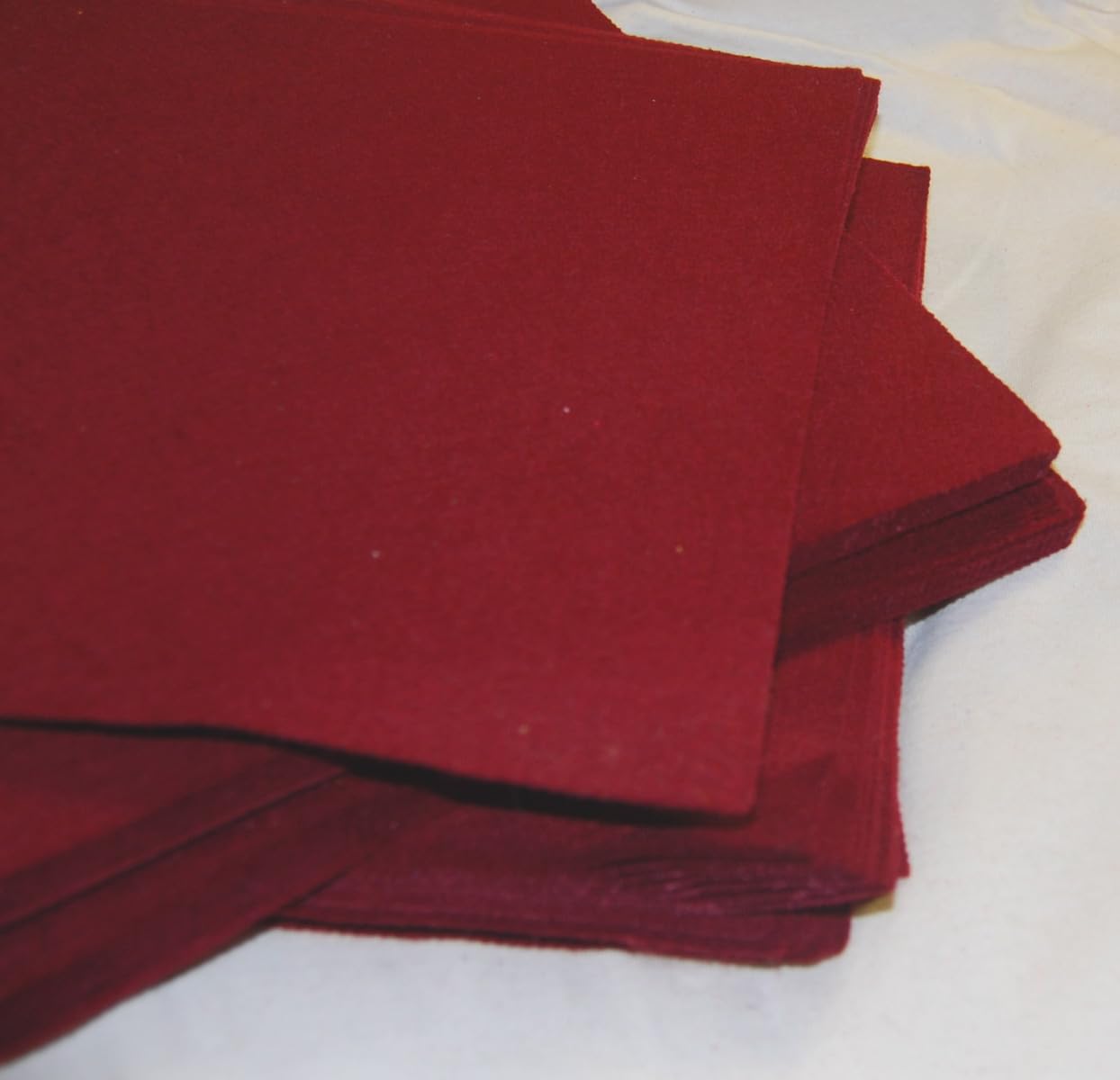 Celloexpress Wine Felt Sheets For Crafting And Soft Toy Making 100% Acrylic Craft Felt 6" Squares (, 5 Sheets)